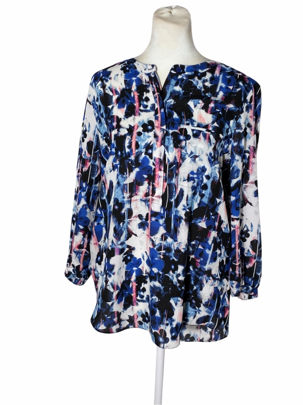 NYDj 3/4 sleeve semi sheer top Size Small